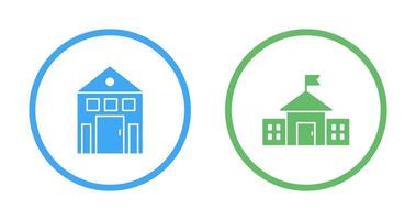 Building and Presidentitial Icon vector