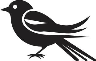 buitre en silueta Noche cuervo logo vector