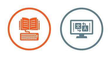 Study and Language Icon vector