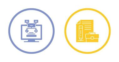 Methodology and Portfolio Icon vector