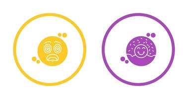 Dazed and Donut Icon vector