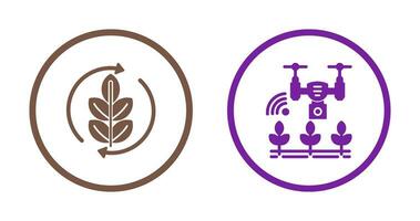 Agronomy and Smart Farm Icon vector
