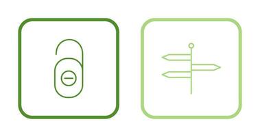 do not disturb and directions  Icon vector