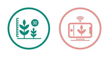 Growth and Device Icon vector