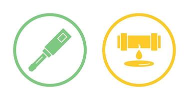 Screwdriver and Leak Icon vector