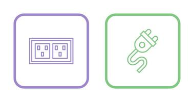 Socket and Plug Icon vector