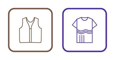 Swimming Vest and Accessory Icon vector