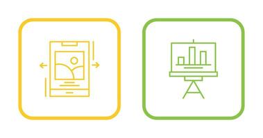 Swipe and Finance Icon vector