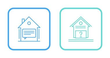 Message and Unknown Icon vector