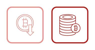 Lose and Coins Icon vector