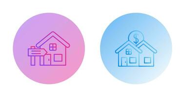 Rent and Residential Icon vector