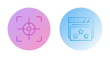 Focus and Feedback Icon vector