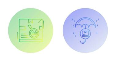 tracking code and protection Icon vector