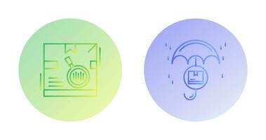 tracking code and protection Icon vector