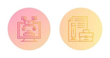 Methodology and Portfolio Icon vector