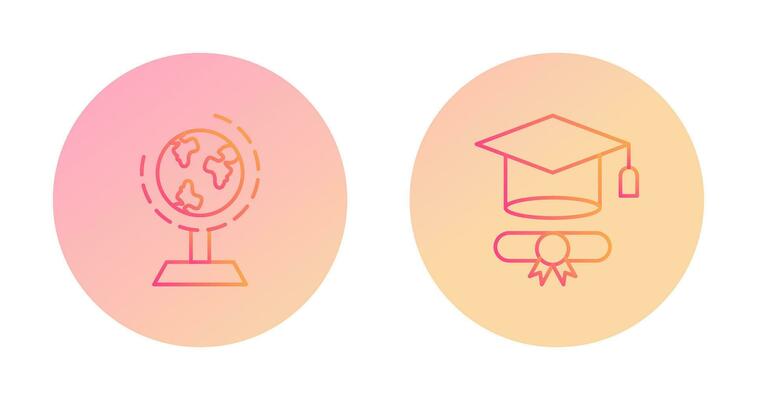 Geography and Graduation  Icon