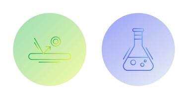 Bounce and Flask Icon vector