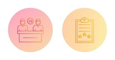 Meeting and Result Icon vector