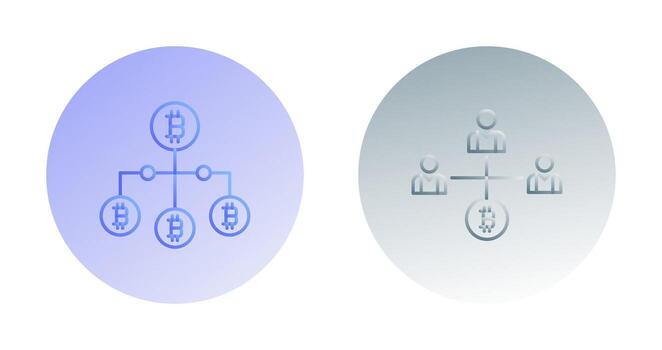 Link and Users Icon vector