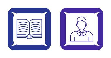 Book and Judge Icon vector