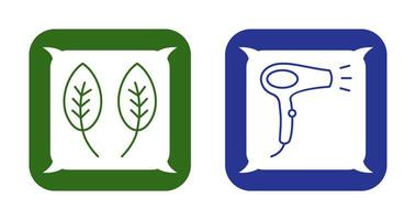 hierba y pelo eliminación icono vector