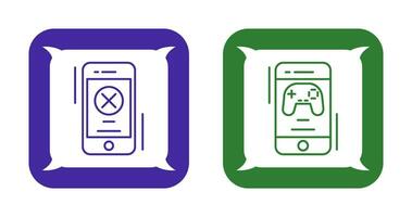 Block and Game Icon vector
