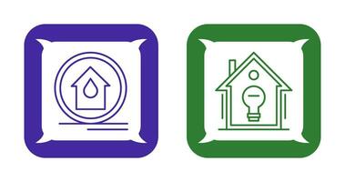 Fire Alarm and Home Automation Icon vector