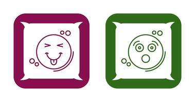 Naughty and Surprised Icon vector