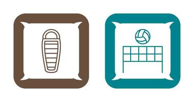 Sleeping Bag and Flash  Icon vector