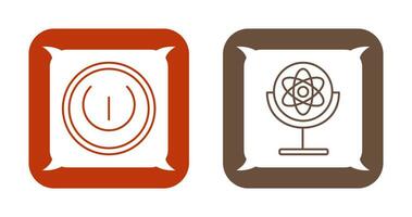 Gyroscope and Power Icon vector