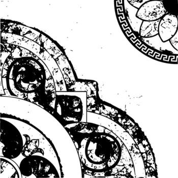 textura vectorial grunge rústica con grano y manchas. fondo de ruido abstracto. superficie erosionada. vector