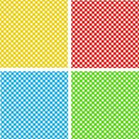 different colors checked fabric tablecloth texture seamless pattern vector