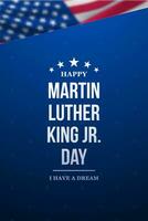 Martin Luther King Jr. Day banner. vector