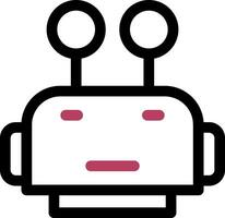 Robot Face Creative Icon Design vector