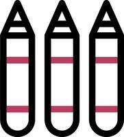Crayons Creative Icon Design vector