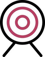 Bullseye Creative Icon Design vector