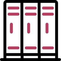 Lockers Creative Icon Design vector