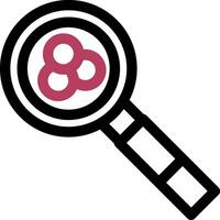 Magnifying Glass Creative Icon Design vector