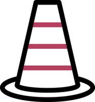 Traffic Cone Creative Icon Design vector