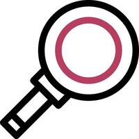 Magnifying Creative Icon Design vector
