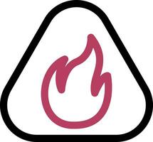 Flame Creative Icon Design vector