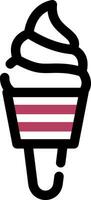 Ice Cream Creative Icon Design vector