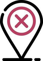 Wrong Creative Icon Design vector
