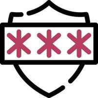 Password Creative Icon Design vector