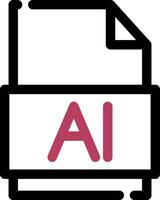 Ai File Creative Icon Design vector