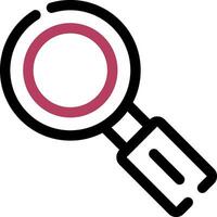 Magnifying Glass Creative Icon Design vector