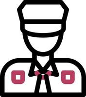 Police Man Creative Icon Design vector