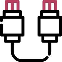 diseño de icono creativo de conexión usb vector