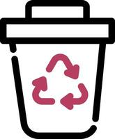 Garbage Creative Icon Design vector