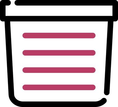 diseño de icono creativo de contenedor de basura vector